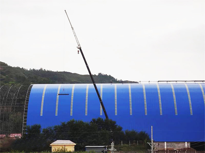 合山煤棚网架工程